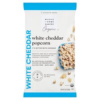 Wholesome Pantry Organic White Cheddar Popcorn, 10 oz