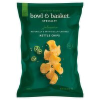 Bowl & Basket Specialty Jalapeño Kettle Chips, 8 oz, 8 Ounce