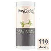 Paperbird Premium Opti-Size Sheets Ultra Strong Paper Towel, 110 sheets per roll