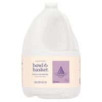 Bowl & Basket Distilled Water, 1 gal, 1 Gallon