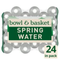 Bowl & Basket Spring Water, 8 fl oz, 24 count