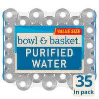 Bowl & Basket Purified Water, 16.9 fl oz, 35 count