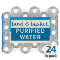 Bowl & Basket Purified Water, 16.9 fl oz, 24 count