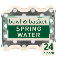 Bowl & Basket Spring Water, 16.9 fl oz, 24 count