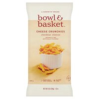 Bowl & Basket Cheddar Cheese Crunchies, 8 oz, 8 Ounce