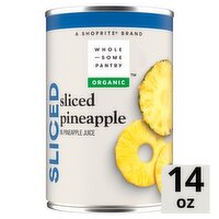 Wholesome Pantry Organic Sliced in Pineapple Juice, 14 oz