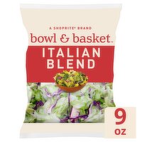 Bowl & Basket Crunchy Romaine Lettuce & Red Cabbage Italian Blend, 9 oz