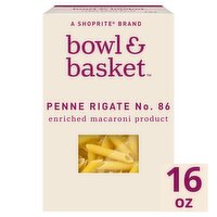 Bowl & Basket Penne Rigate No. 86 Pasta, 16 oz, 16 Ounce