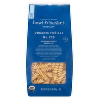 Bowl & Basket Specialty Bronze Cut Organic Fusilli No. 225 Pasta, 16 oz