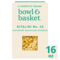 Bowl & Basket Ditalini No. 40 Pasta, 16 oz, 16 Ounce