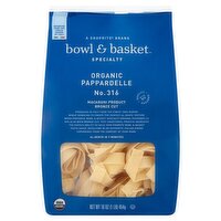 Bowl & Basket Specialty Bronze Cut Organic Pappardelle No.316 Pasta, 16 oz