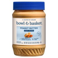 Bowl & Basket Super Crunchy Peanut Butter, 16.3 oz, 16.3 Ounce