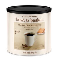 Bowl & Basket Medium Roast Classic Blend Ground Coffee, 30.5 oz, 30.5 Ounce