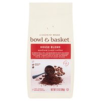 Bowl & Basket House Blend Medium Roast Ground Coffee, 12 oz, 12 Ounce