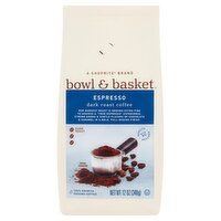 Bowl & Basket Espresso Dark Roast Coffee, 12 oz