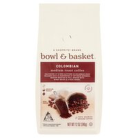 Bowl & Basket Colombian Medium Roast Coffee, 12 oz