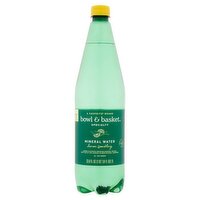 Bowl & Basket Specialty Lemon Sparkling Mineral Water, 33.8 fl oz, 33.8 Fluid ounce