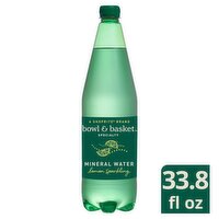 Bowl & Basket Specialty Lemon Sparkling Mineral Water, 33.8 fl oz