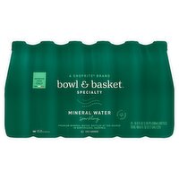 Bowl & Basket Specialty Sparkling Mineral Water, 16.9 fl oz, 24 count, 405.6 Fluid ounce