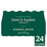 Bowl & Basket Specialty Sparkling Mineral Water, 16.9 fl oz, 24 count