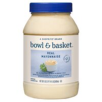 Bowl & Basket Real Mayonnaise, 30 fl oz, 30 Fluid ounce