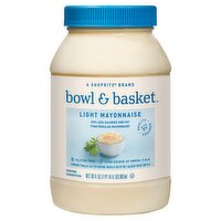 Bowl & Basket Light Mayonnaise, 30 fl oz, 30 Fluid ounce