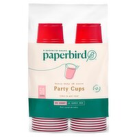 Paperbird Heavy-Duty 16 Ounce Red Party Cups, 50 count