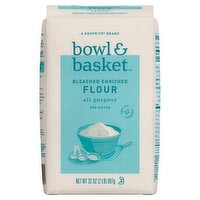 Bowl & Basket Pre-Sifted Bleached Enriched All Purpose Flour, 32 oz, 2 Pound