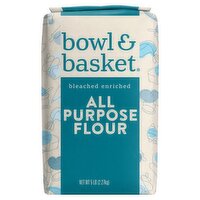 Bowl & Basket Pre-Sifted Bleached Enriched All Purpose Flour, 5 lb