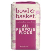 Bowl & Basket Pre-Sifted Unbleached Enriched All Purpose Flour, 5 lb