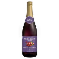 Bowl & Basket Specialty Red Grape Sparkling Juice Beverage, 25.4 fl oz