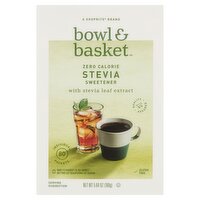 Bowl & Basket Zero Calorie Stevia Sweetener, 80 count, 5.64 oz, 5.64 Ounce