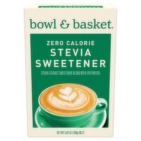 Bowl & Basket Zero Calorie Stevia Sweetener, 80 count, 5.64 oz
