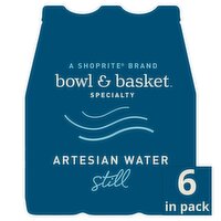 Bowl & Basket Specialty Still Artesian Water, 33.8 fl oz, 6 count