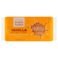 Bowl & Basket Vanilla Crème Filled Sandwich Cookies, 25 oz, 25 Ounce