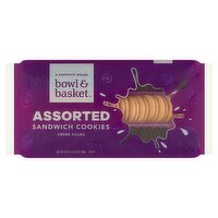 Bowl & Basket Assorted Crème Filled Sandwich Cookies, 25 oz