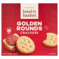 Bowl & Basket Golden Rounds Crackers, 4 count, 13.7 oz, 13.7 Ounce