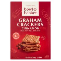 Bowl & Basket Cinnamon Graham Crackers, 3 count, 14.4 oz