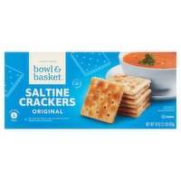 Bowl & Basket Original Saltine Crackers, 4 count, 16 oz, 16 Ounce