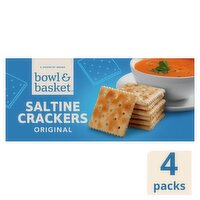 Bowl & Basket Saltine Crackers, 4 count, 16 oz