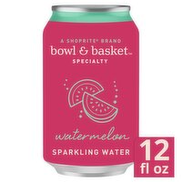 Bowl & Basket Specialty Watermelon Sparkling Water, 12 fl oz