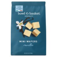Bowl & Basket Specialty Vanilla Mini Wafers, 8.8 oz