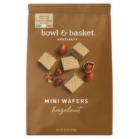 Bowl & Basket Specialty Hazelnut Mini Wafers, 8.8 oz