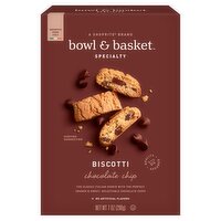 Bowl & Basket Specialty Chocolate Chip Biscotti, 7 oz, 7 Ounce