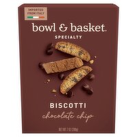 Bowl & Basket Specialty Chocolate Chip Biscotti, 7 oz, 7 Ounce