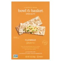 Bowl & Basket Specialty Sesame Flatbread, 5 oz