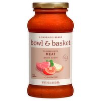 Bowl & Basket Flavored with Meat Pasta Sauce, 24 oz, 24 Ounce