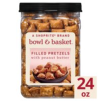 Bowl & Basket Filled Pretzels with Peanut Butter, 24 oz