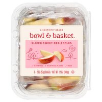 Bowl & Basket Sliced Sweet Red Apples, 2 oz, 6 count