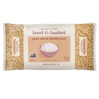 Bowl & Basket Long Grain Brown Rice, 32 oz, 2 Pound